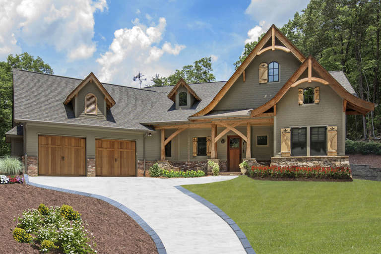 House Plan House Plan #20546 Front Elevation 