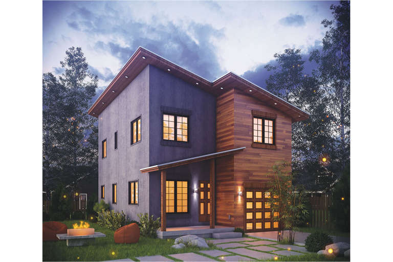 House Plan House Plan #20547 Front Color Renderimg