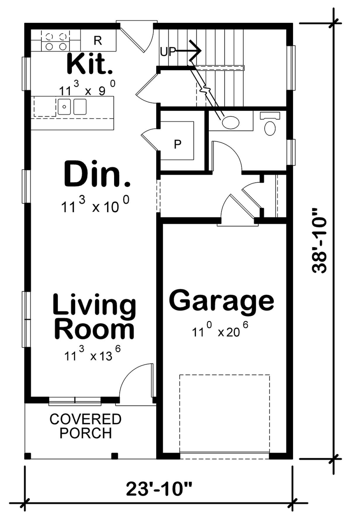 Main Level 1st floor for House Plan #402-01569