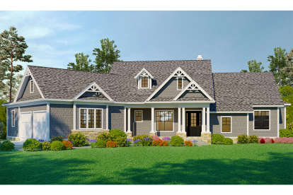 Craftsman House Plan #699-00118 Elevation Photo