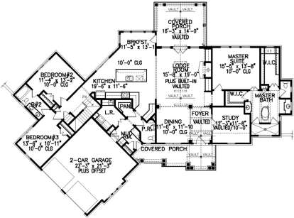 Main Floor for House Plan #699-00118