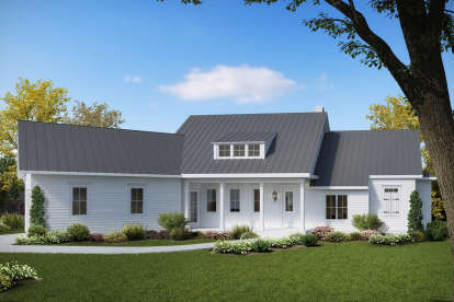 Modern Farmhouse House Plan #699-00119 Elevation Photo