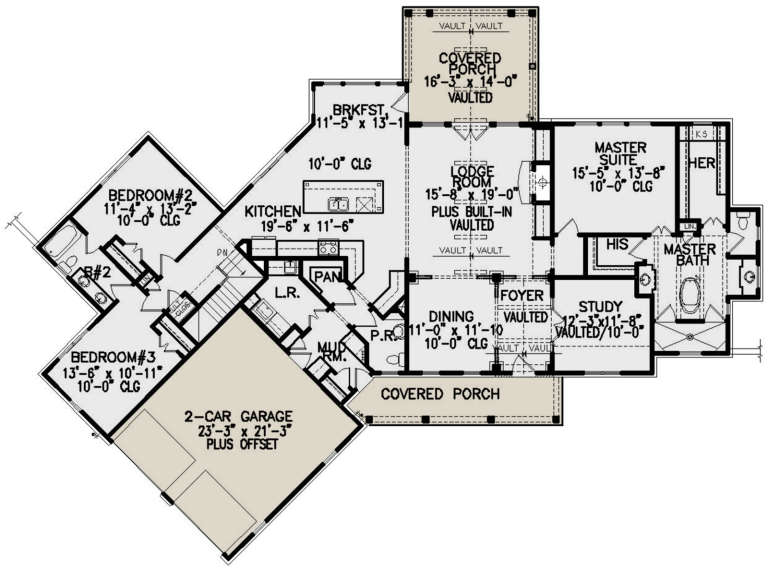 House Plan House Plan #20549 Drawing 1
