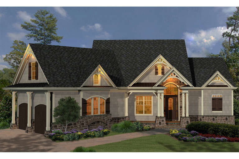 House Plan House Plan #20550 Front Elevation 