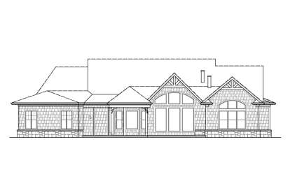 Ranch House Plan #699-00120 Elevation Photo