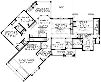 House Plan House Plan #20550 Drawing 1