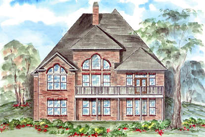 European House Plan #699-00123 Elevation Photo
