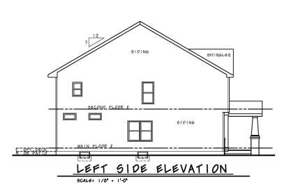 Craftsman House Plan #402-01573 Elevation Photo