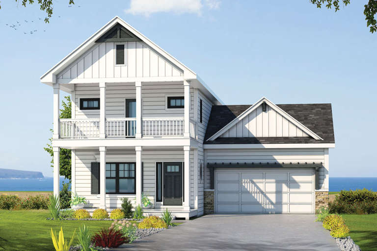House Plan House Plan #20559 Front Color Rendering