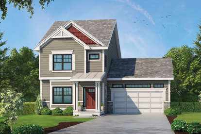 House Plan House Plan #20560 Front Color Rendering