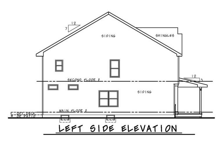 Craftsman House Plan #402-01575 Elevation Photo