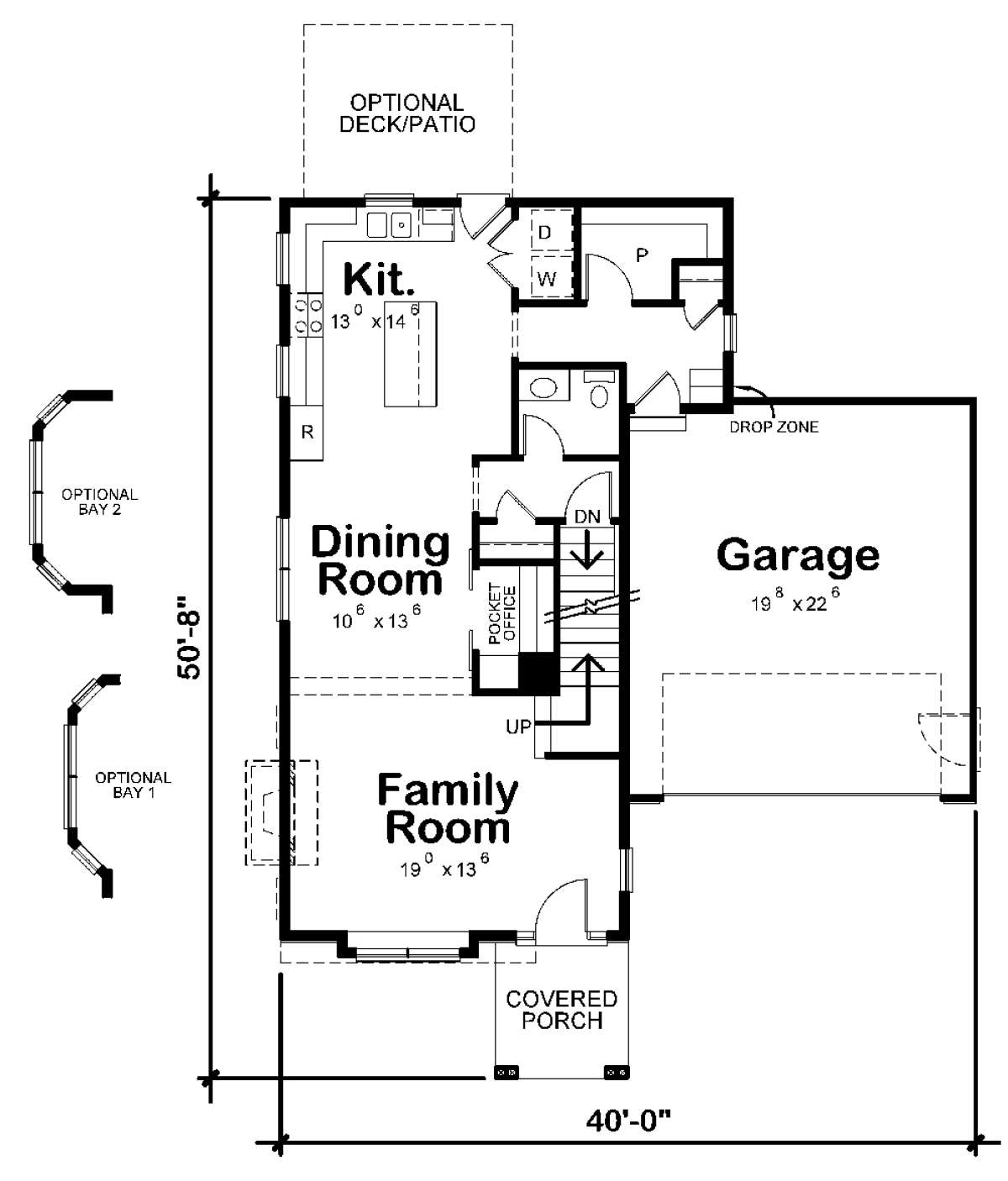 Main Level 1st floor for House Plan #402-01575
