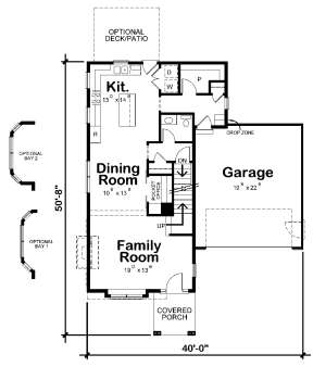 Main Level 1st floor for House Plan #402-01575