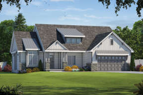 Modern Farmhouse House Plan #402-01576 Elevation Photo