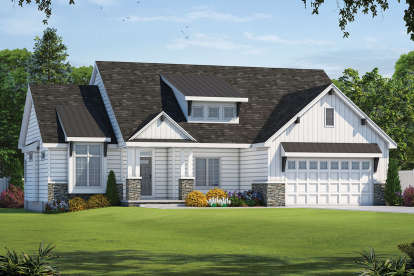 Modern Farmhouse House Plan #402-01576 Elevation Photo