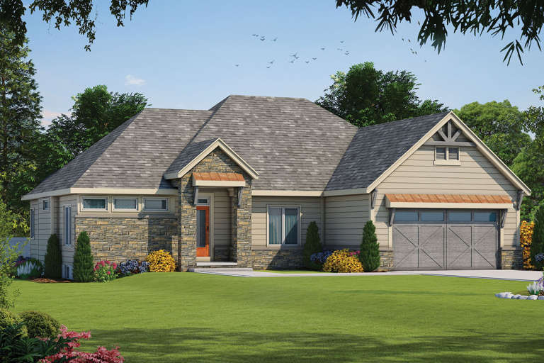 House Plan House Plan #20562 Front Color Rendering