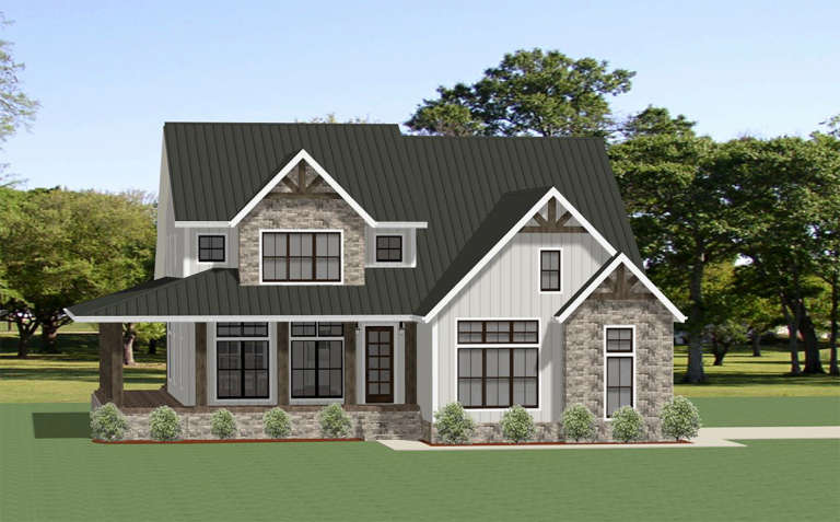 House Plan House Plan #20563 Front Elevation