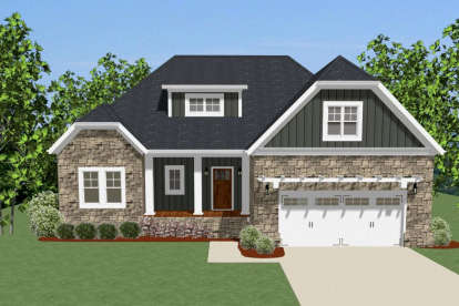 Craftsman House Plan #6849-00055 Elevation Photo