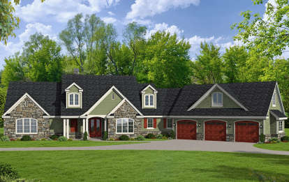 House Plan House Plan #20566 Front Elevation 