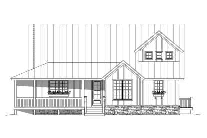 Cabin House Plan #940-00126 Elevation Photo