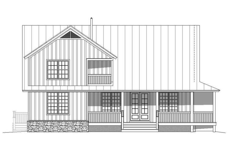 Cabin House Plan #940-00126 Elevation Photo