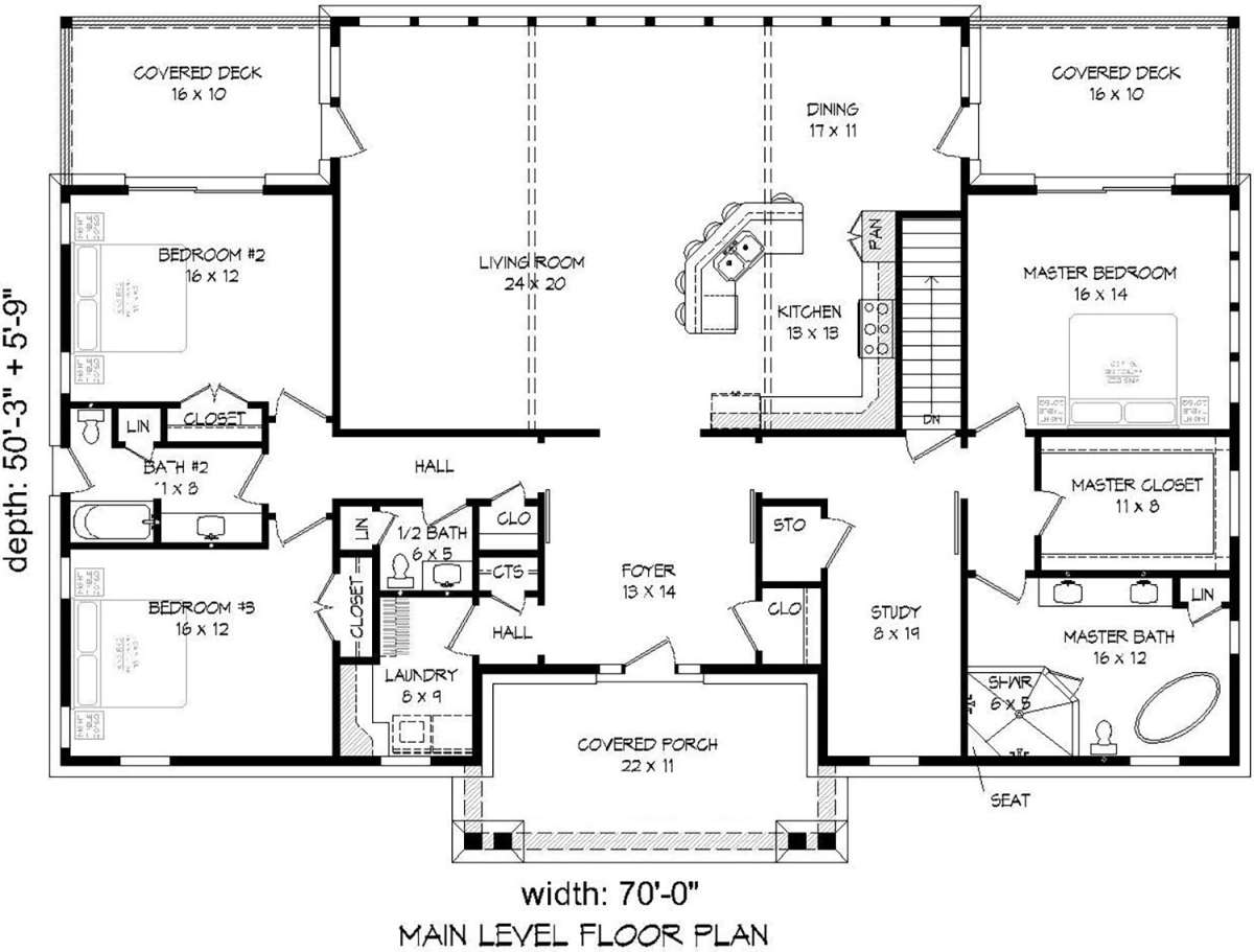 Main Floor for House Plan #940-00128