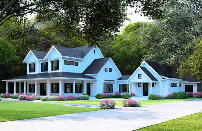 Modern Farmhouse House Plan #8318-00103 Elevation Photo
