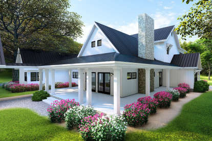Modern Farmhouse House Plan #8318-00103 Elevation Photo