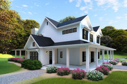 Modern Farmhouse House Plan #8318-00103 Elevation Photo