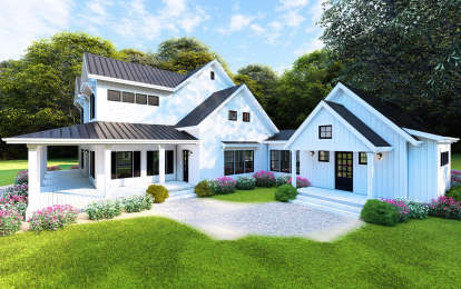 Modern Farmhouse House Plan #8318-00103 Elevation Photo