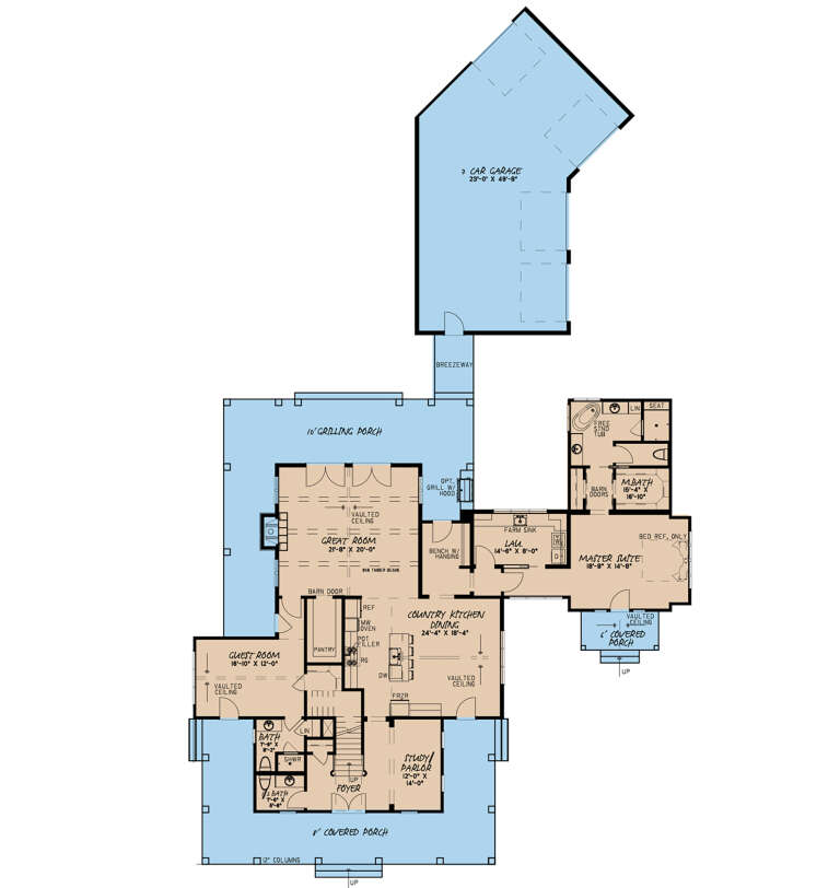 House Plan House Plan #20570 Drawing 1