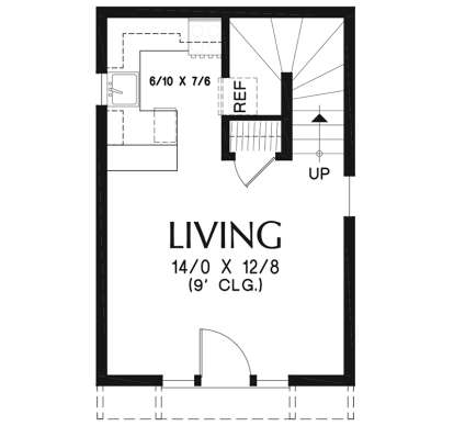 Main Floor for House Plan #2559-00807