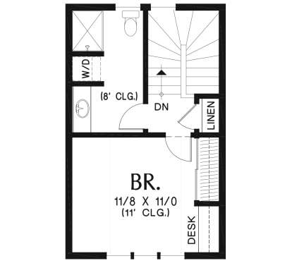 Second Floor for House Plan #2559-00807