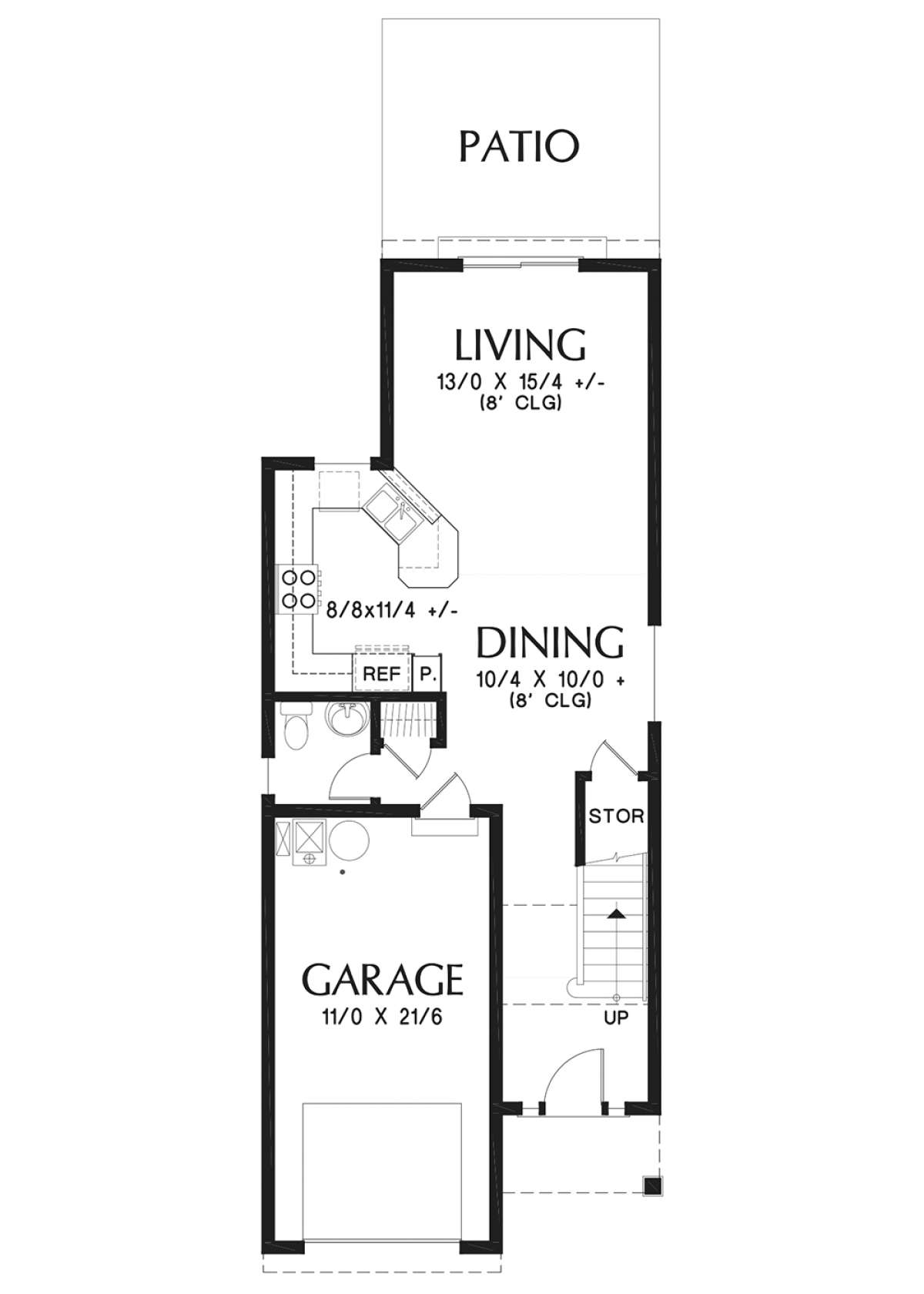 Main Floor for House Plan #2559-00809