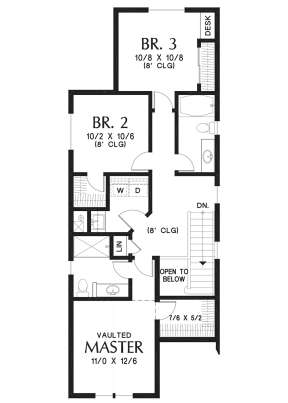 Second Floor for House Plan #2559-00809