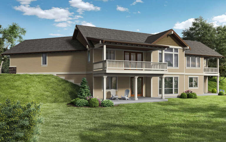 Craftsman House Plan #2559-00810 Elevation Photo