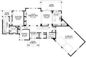 Main Floor for House Plan #2559-00810