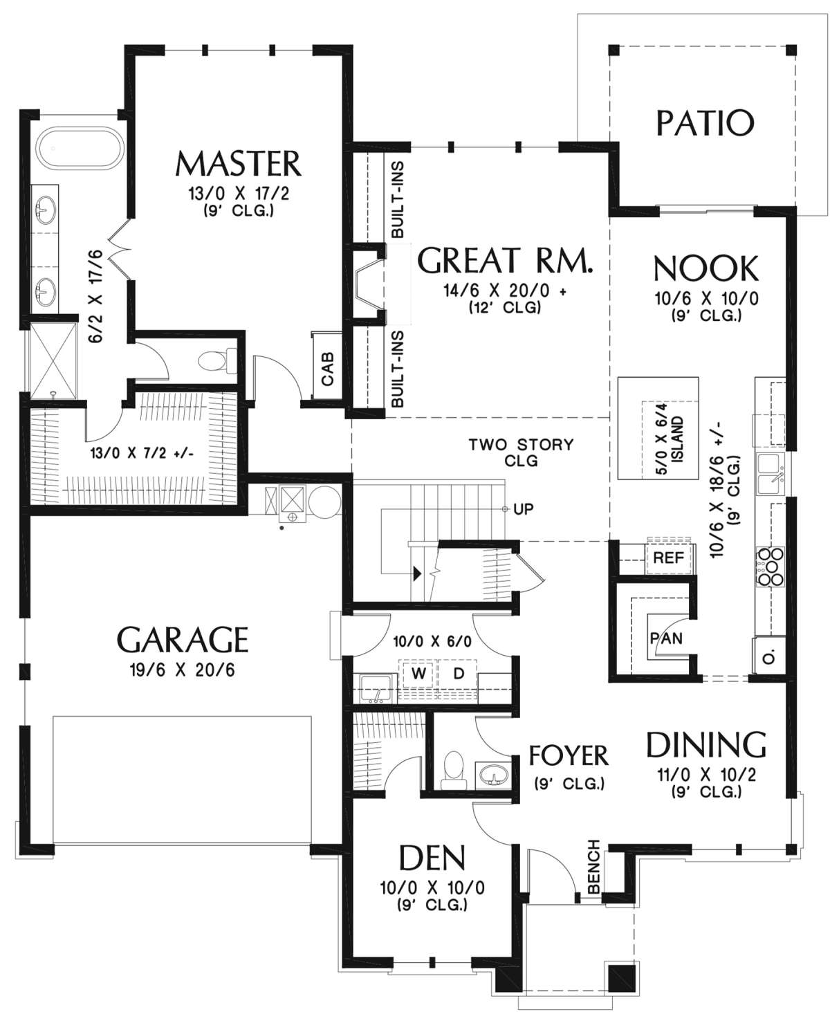 Main Floor for House Plan #2559-00812