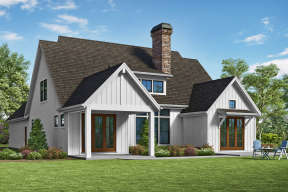 Modern Farmhouse House Plan #2559-00813 Elevation Photo