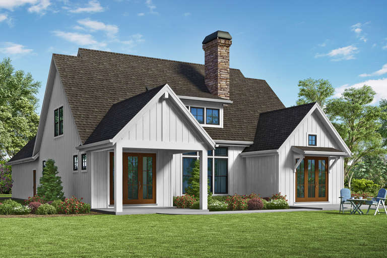 Modern Farmhouse House Plan #2559-00813 Elevation Photo