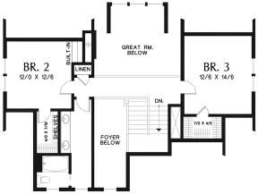 Second Floor for House Plan #2559-00813