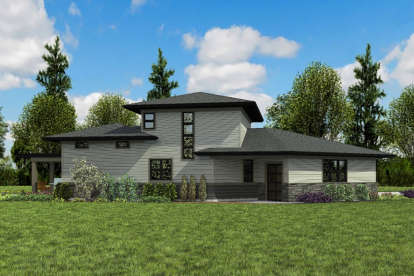 Prairie House Plan #2559-00814 Elevation Photo