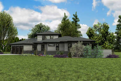 Prairie House Plan #2559-00814 Elevation Photo