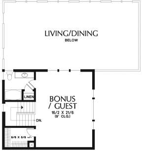 Guest/Bonus Room for House Plan #2559-00814
