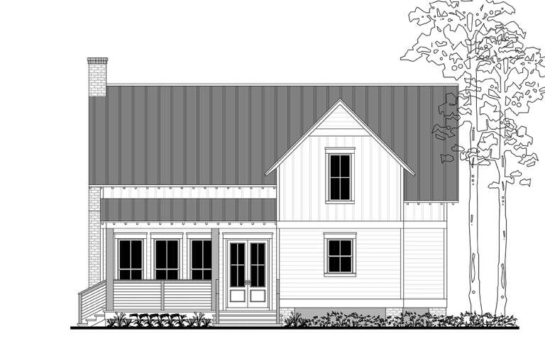 Modern Farmhouse House Plan #041-00184 Elevation Photo