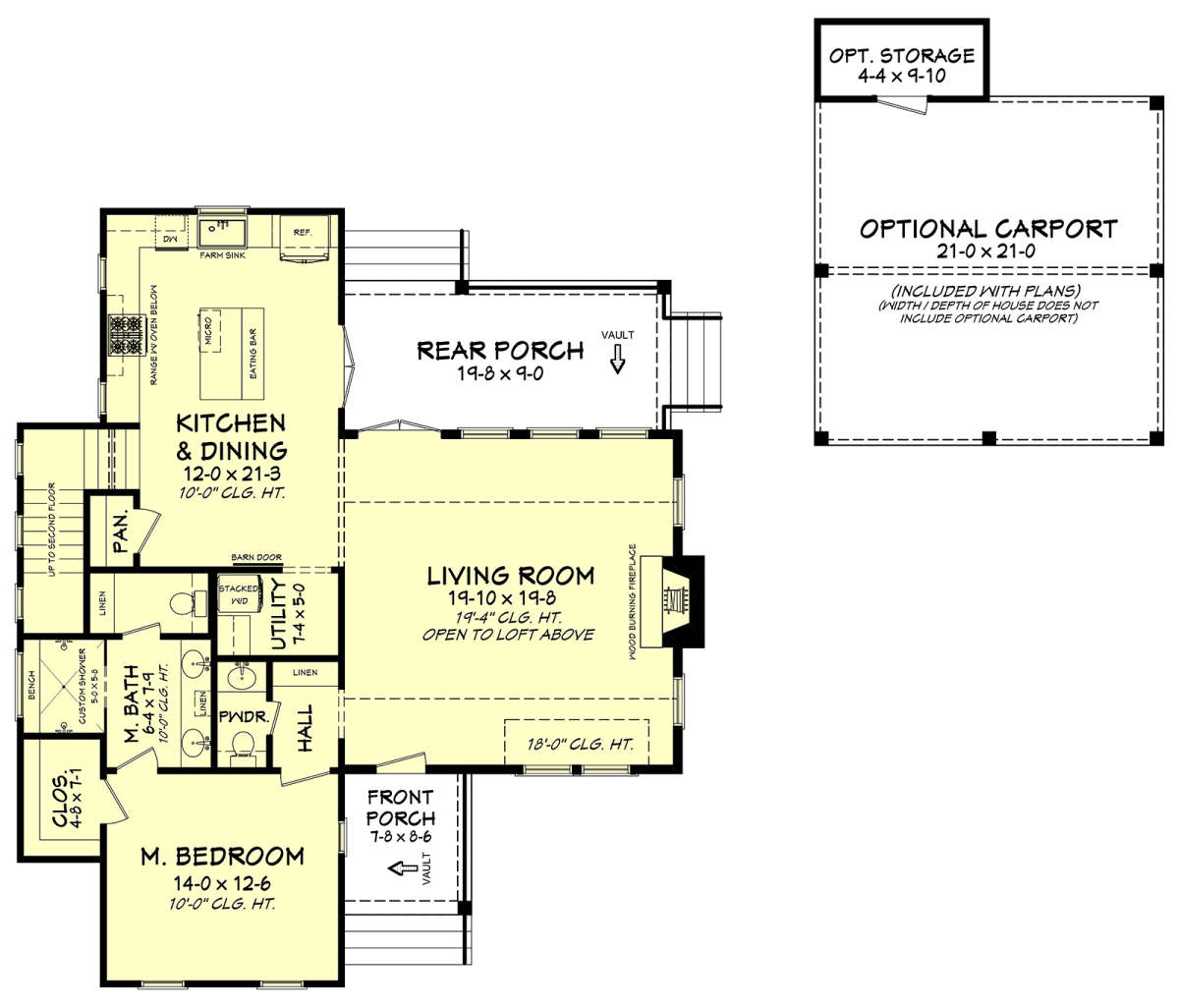 Main Floor for House Plan #041-00184