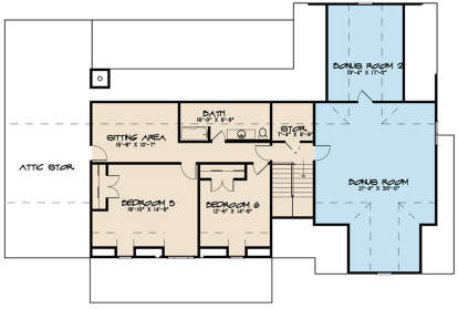 Second Floor for House Plan #8318-00104