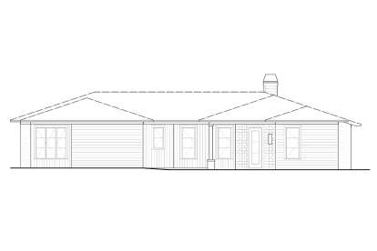 Ranch House Plan #699-00126 Elevation Photo