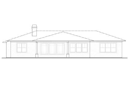 Ranch House Plan #699-00126 Elevation Photo