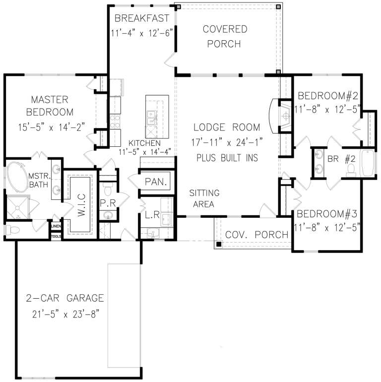 House Plan House Plan #20586 Drawing 1